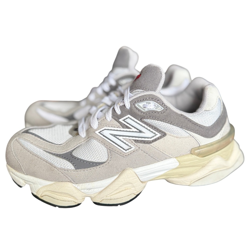 New Balance 9060 Kids 5.5Y (Women 7) Grey Rain Cloud White Castle Rock GC9060GY